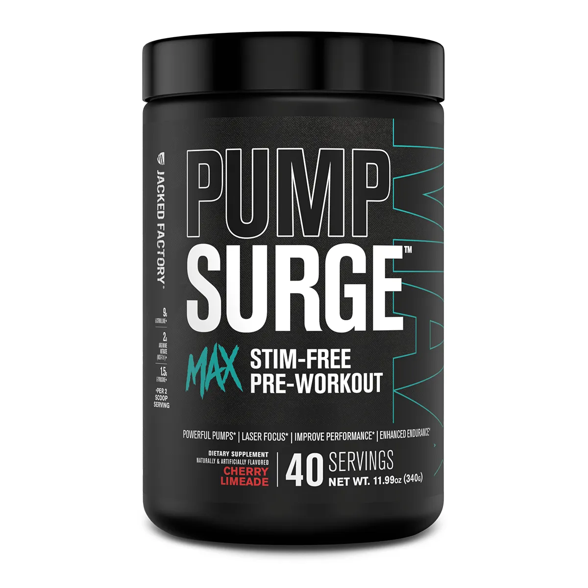 Pumpsurge Max Stim-Free Pre-Workout