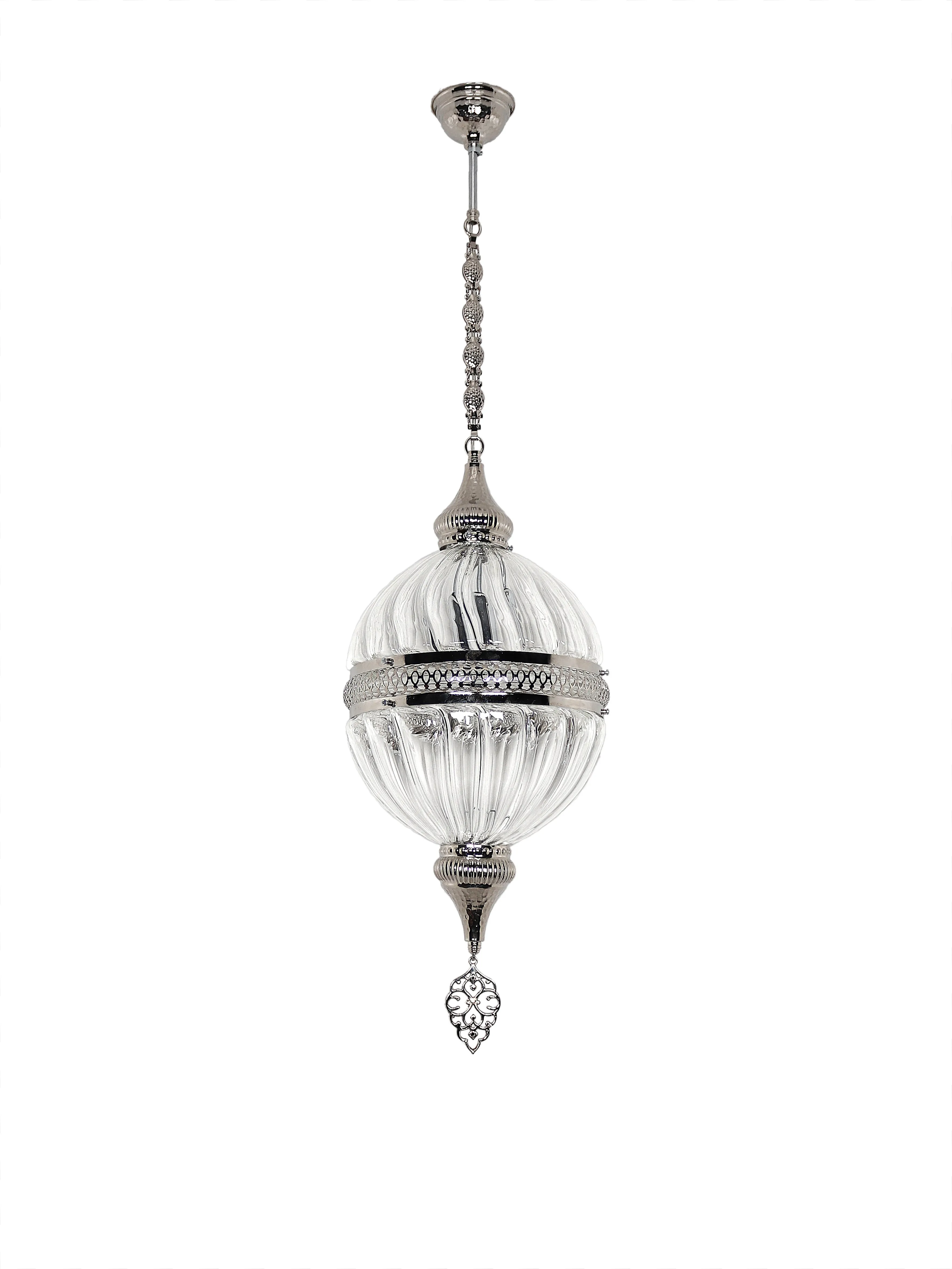 Pyrex Blown Glass Pendant Lamp