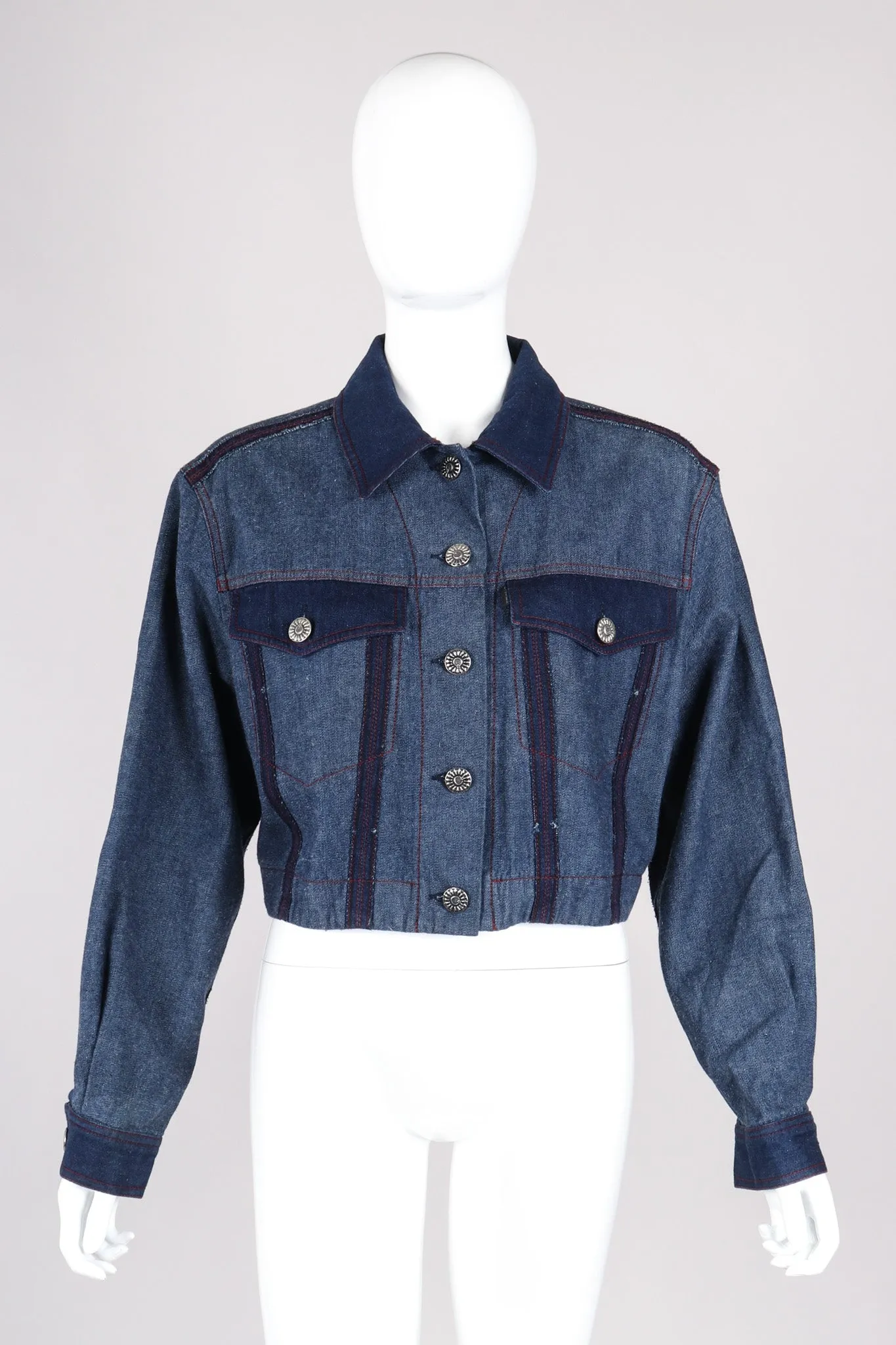 Reverse Denim Jacket & Pant Set