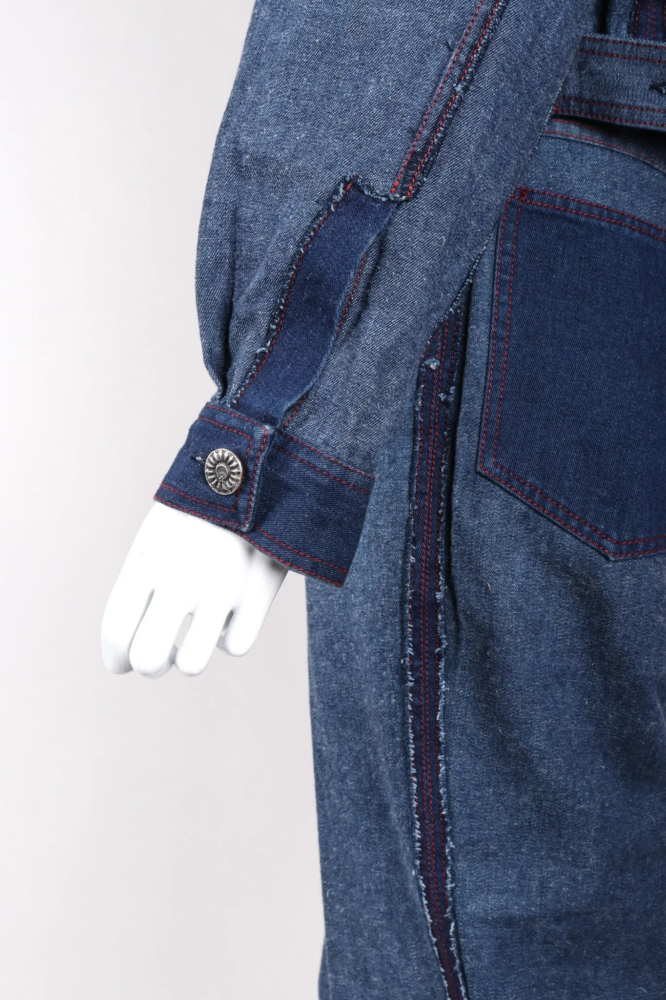 Reverse Denim Jacket & Pant Set