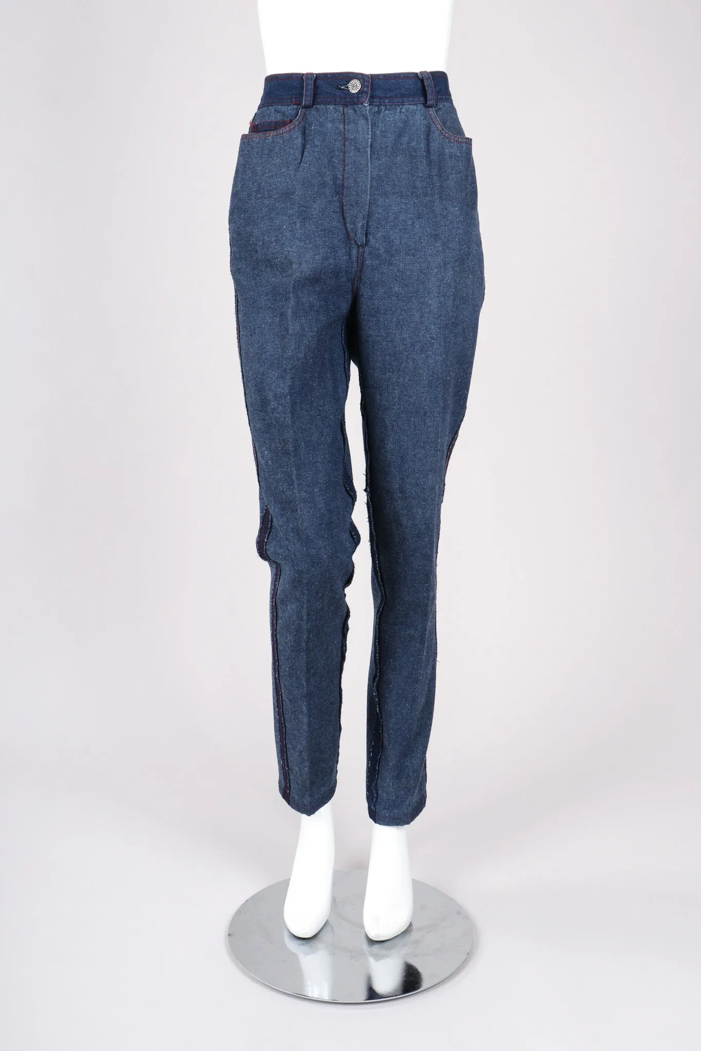 Reverse Denim Jacket & Pant Set
