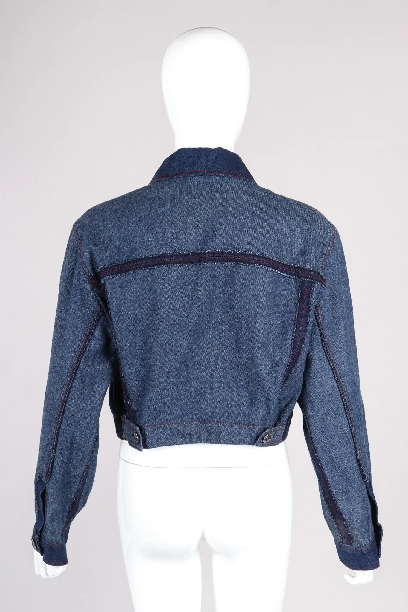 Reverse Denim Jacket & Pant Set