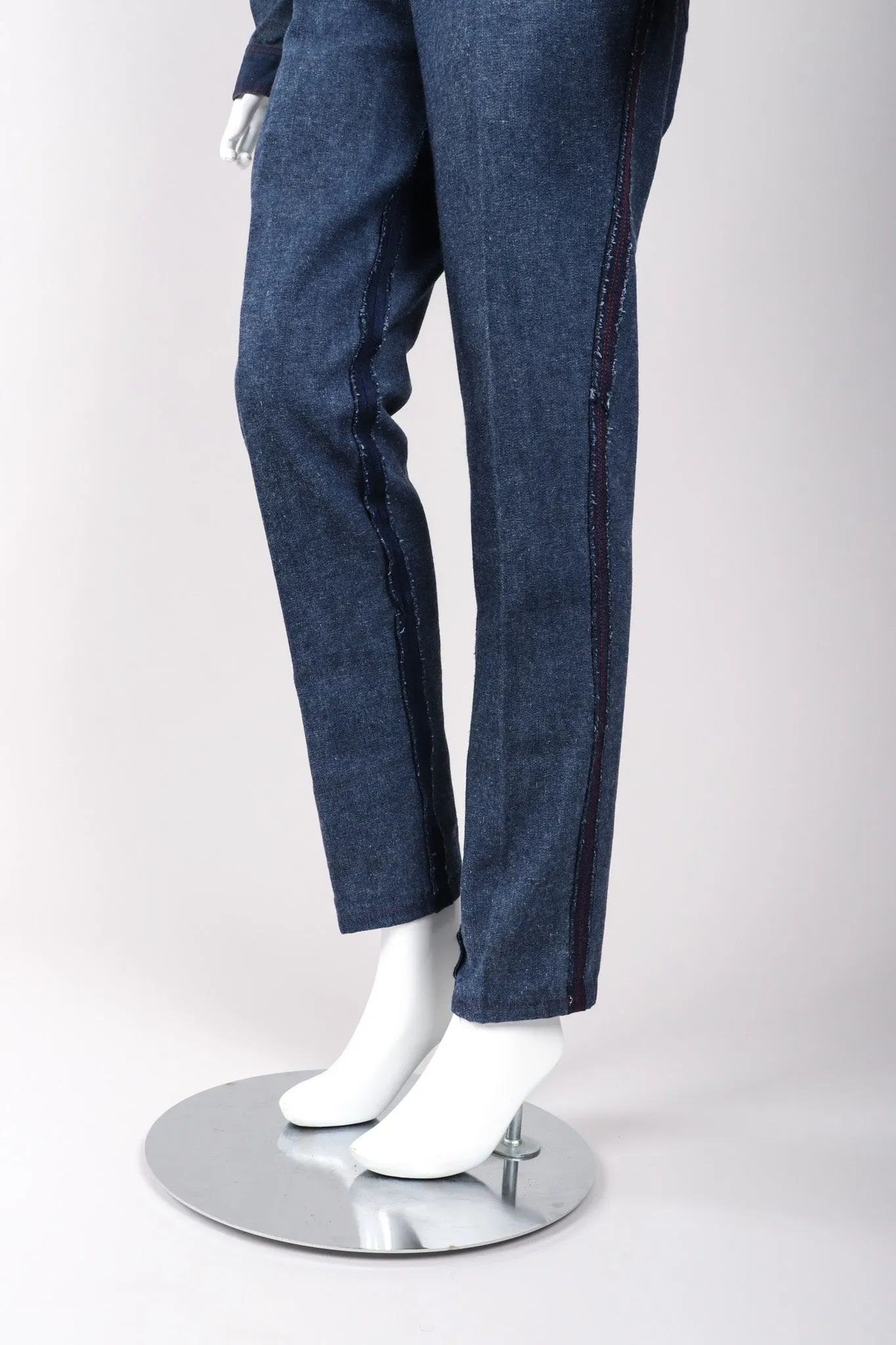 Reverse Denim Jacket & Pant Set