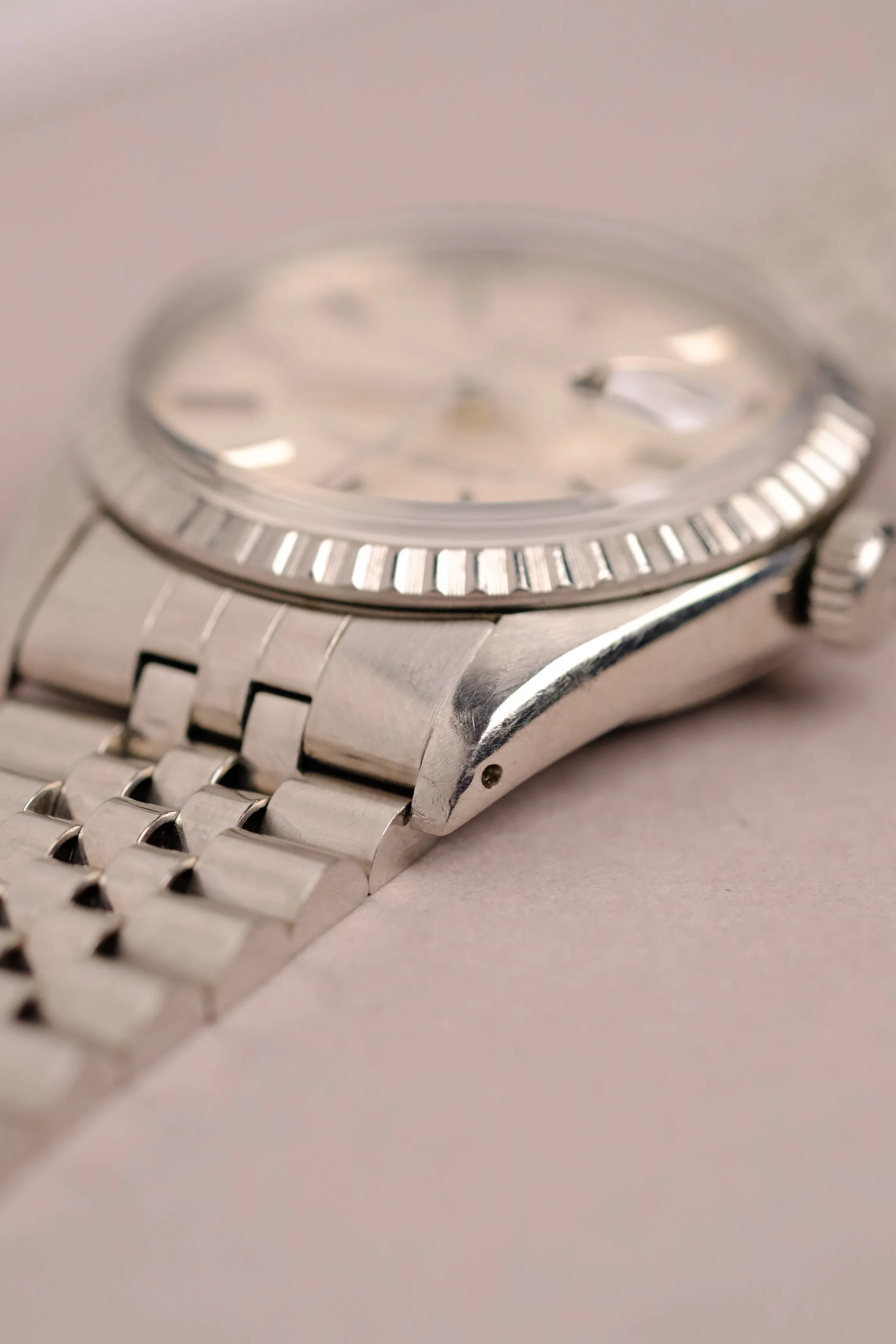Rolex Datejust 16030 Silver Flat Dial w/Orange Patina - 1979
