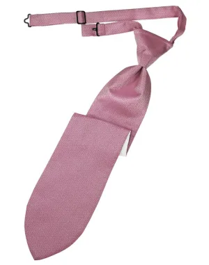 Rose Herringbone Kids Necktie