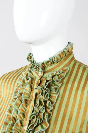 Ruffle Stripe Blouse