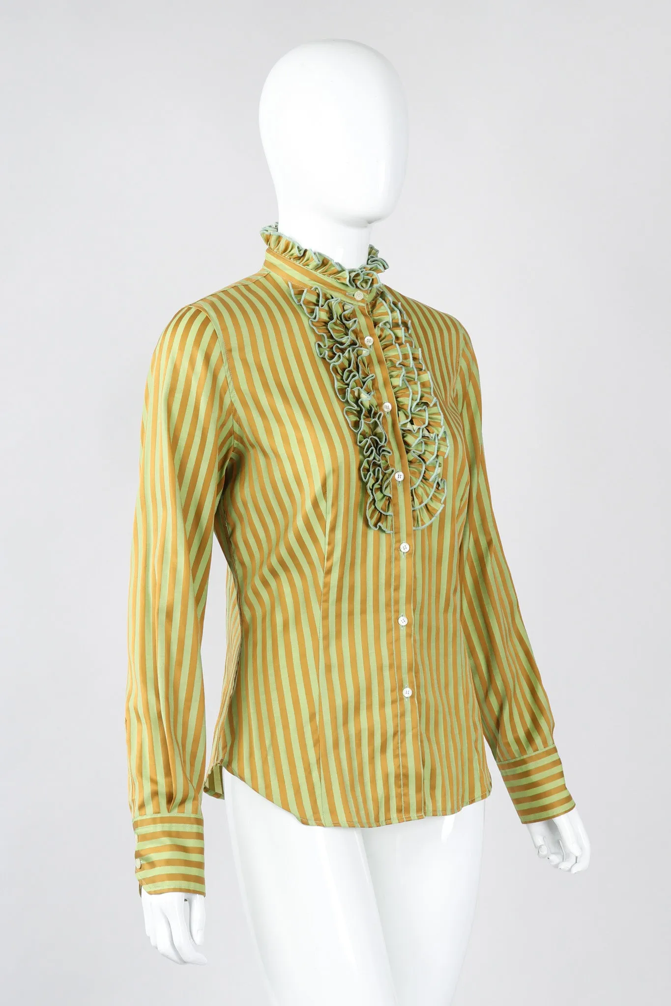 Ruffle Stripe Blouse