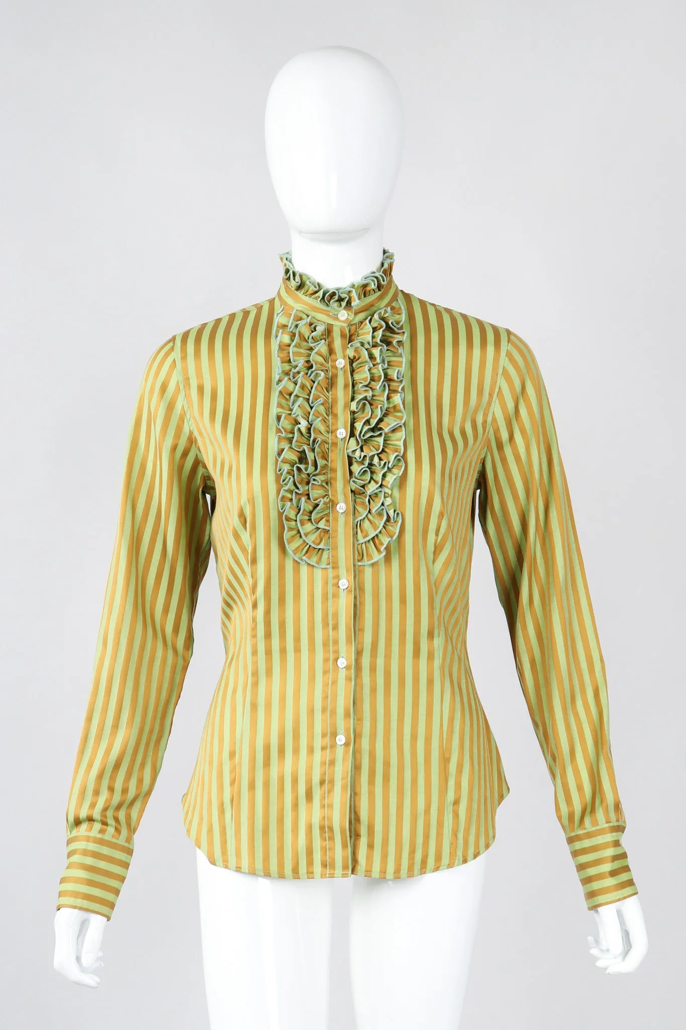 Ruffle Stripe Blouse