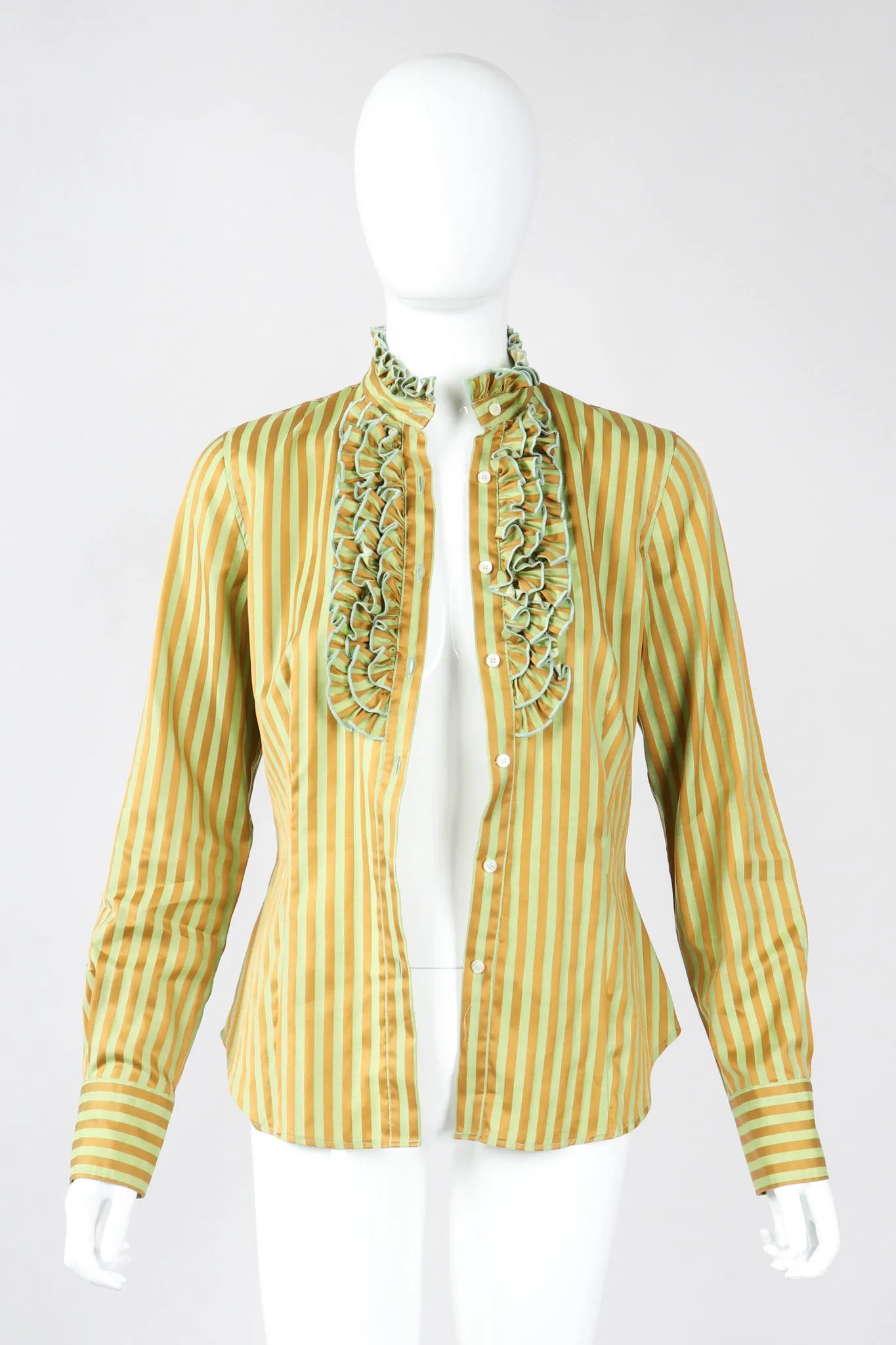 Ruffle Stripe Blouse