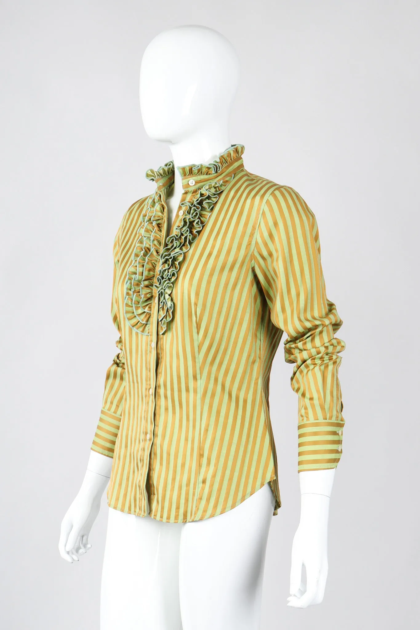 Ruffle Stripe Blouse