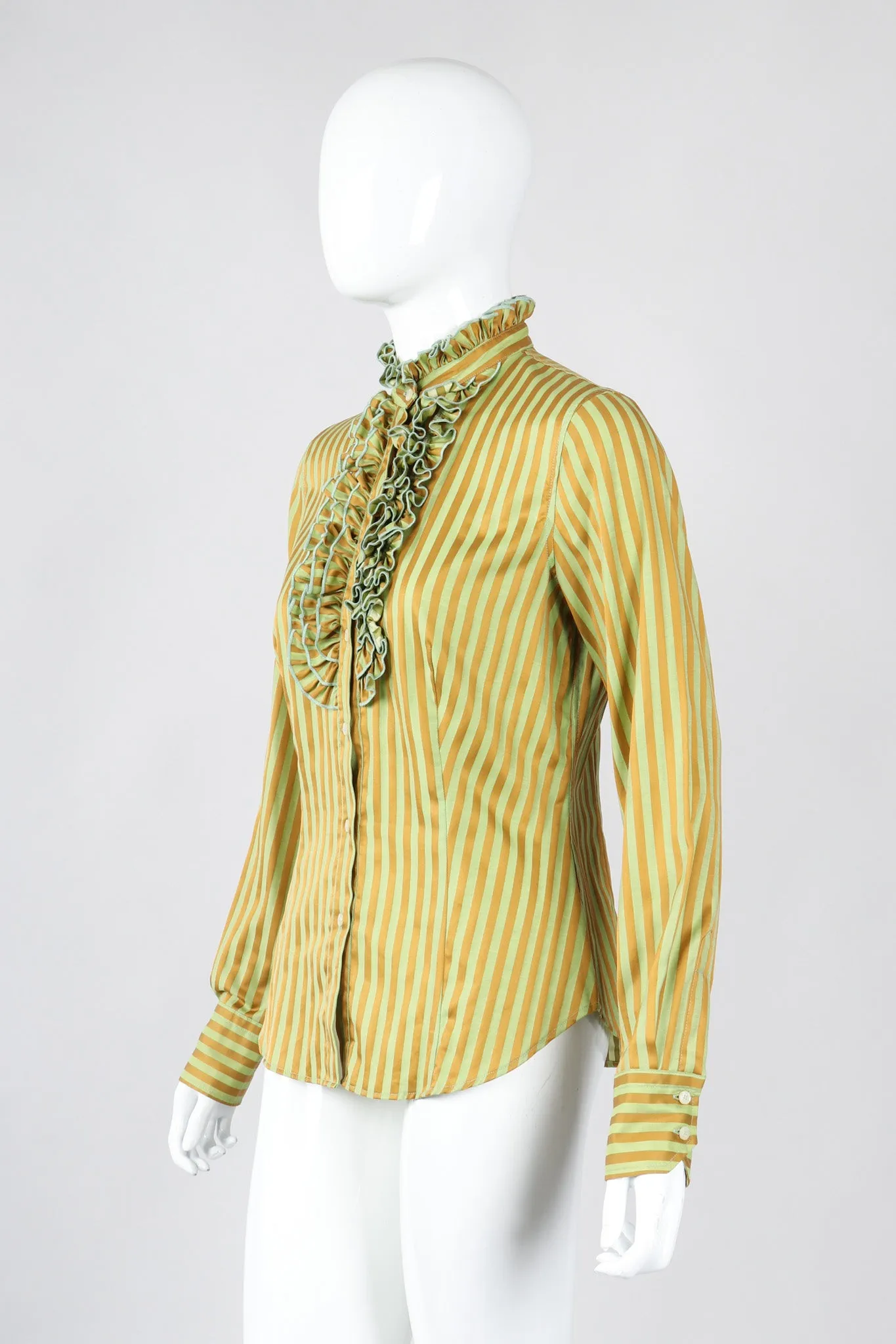 Ruffle Stripe Blouse