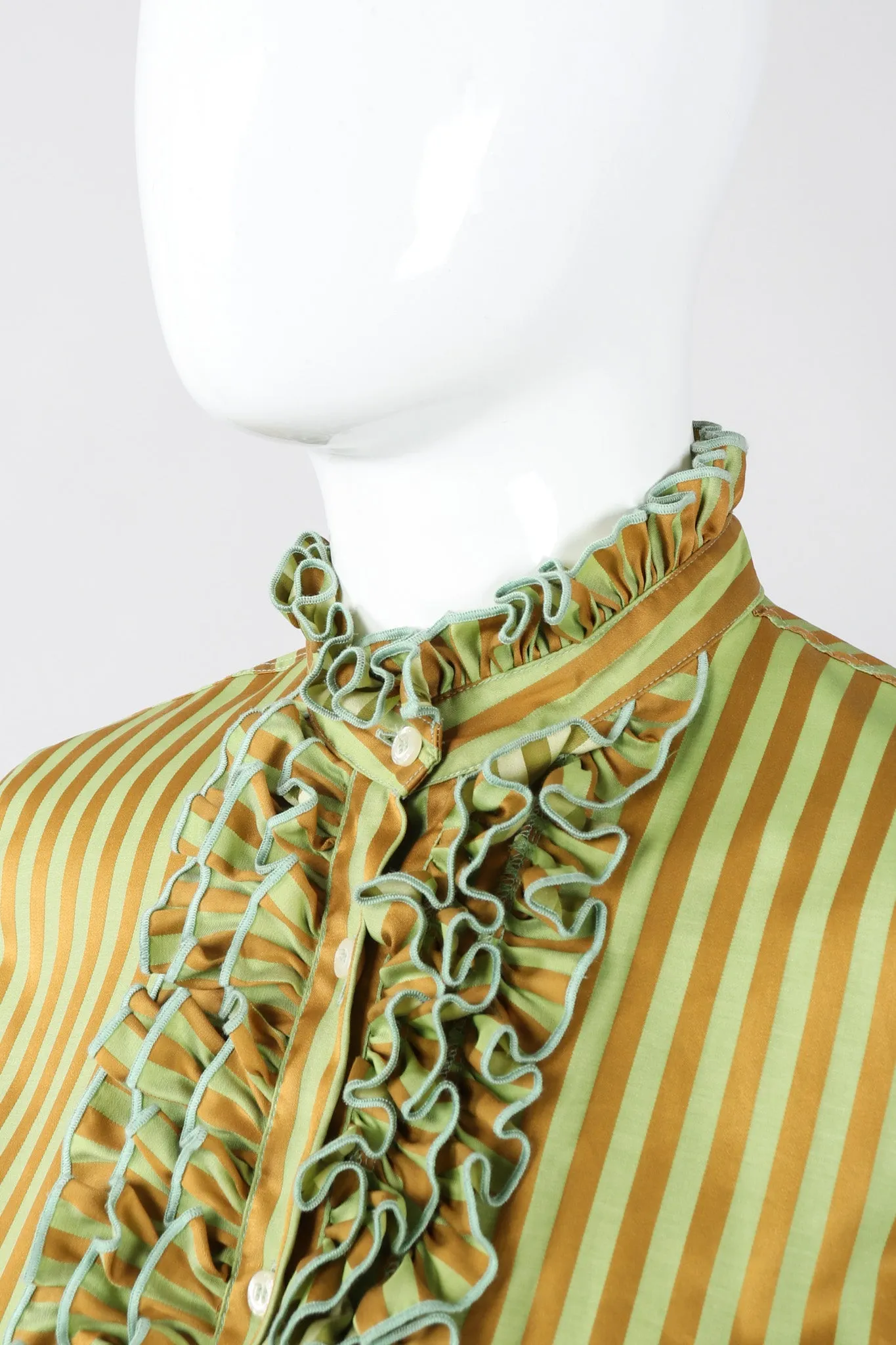 Ruffle Stripe Blouse