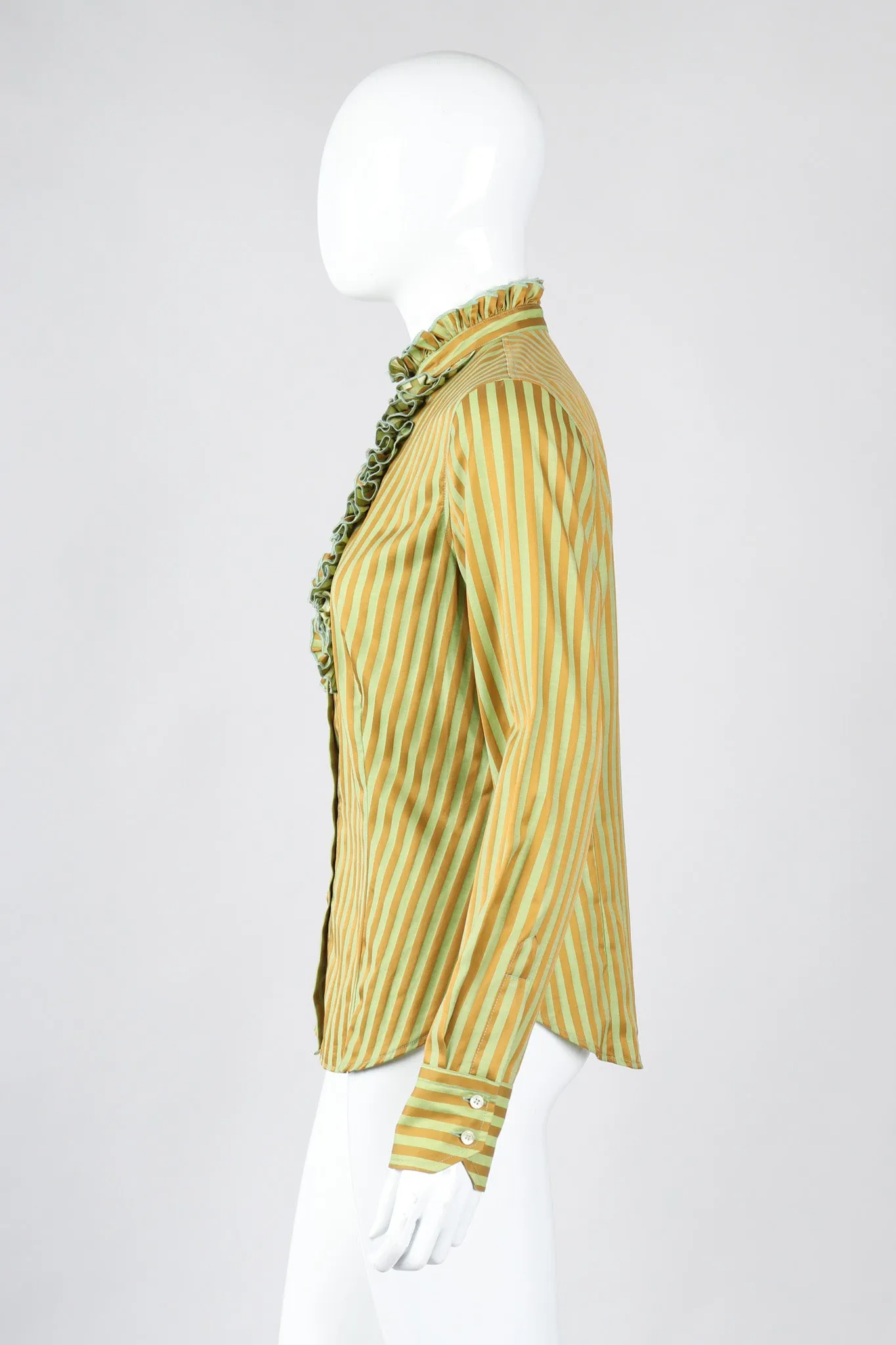 Ruffle Stripe Blouse