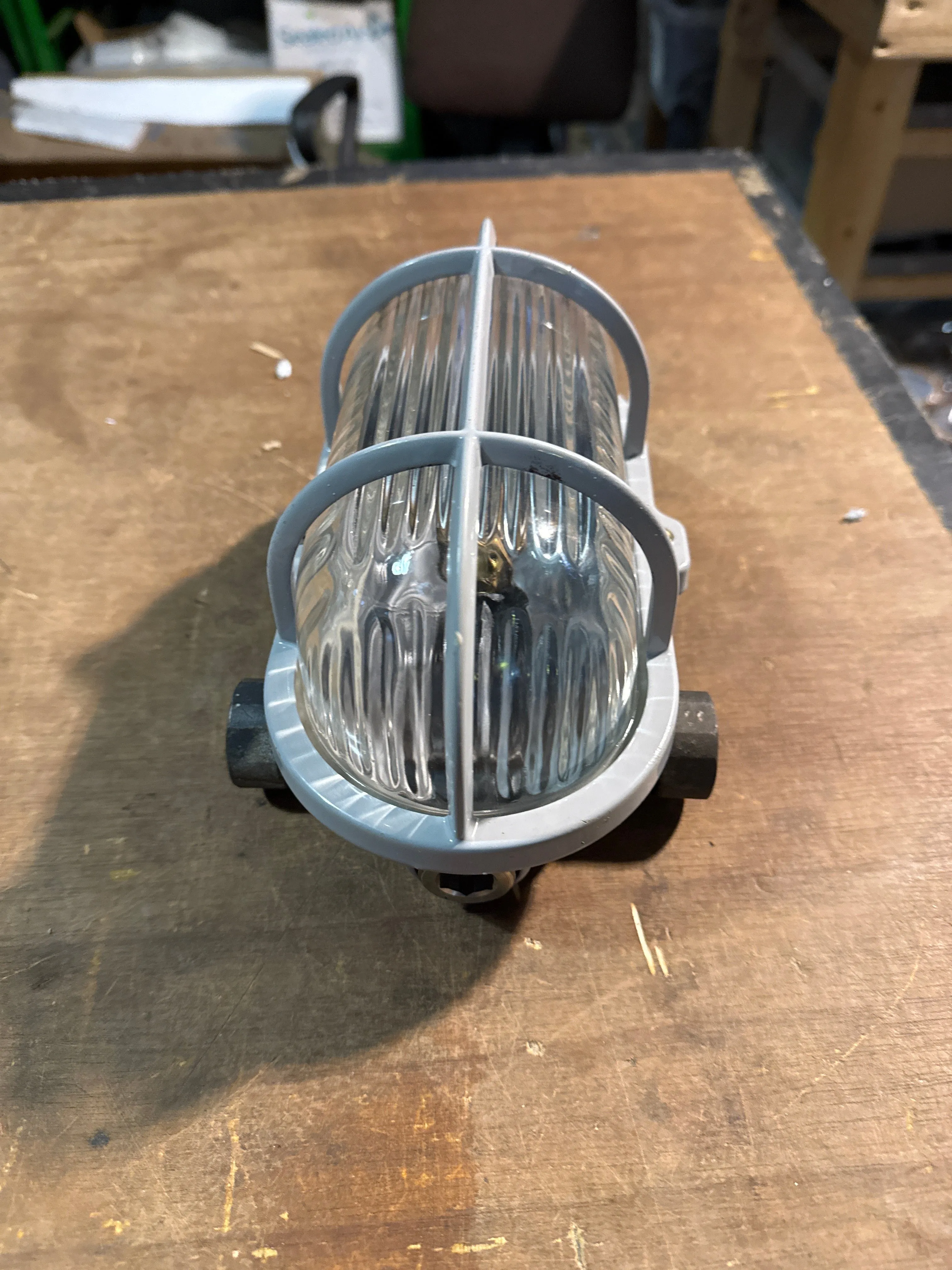 Salvaged Original Paint Aluminium oval Bulkhead