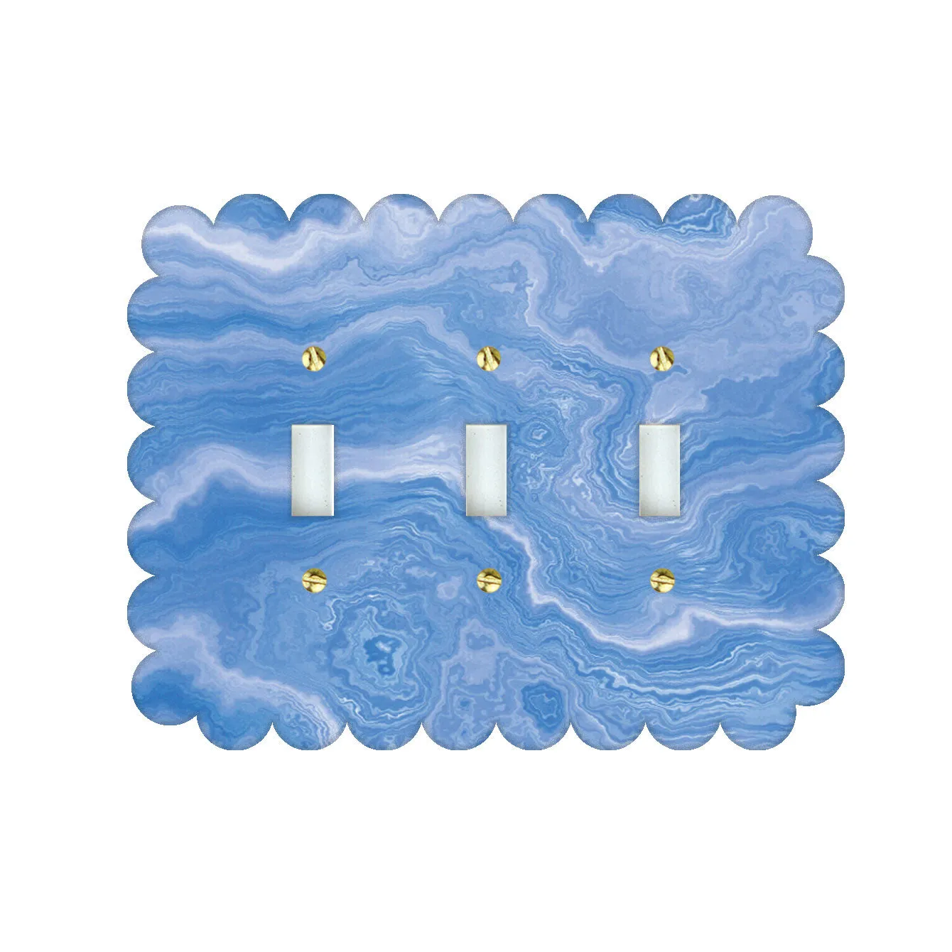 Sassy Switch Plates, Acrylic | Blue Agate