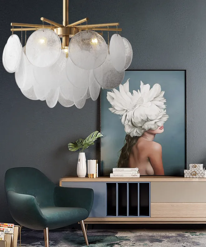 Serenity Glass Chandelier
