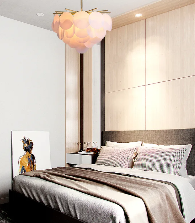 Serenity Glass Chandelier