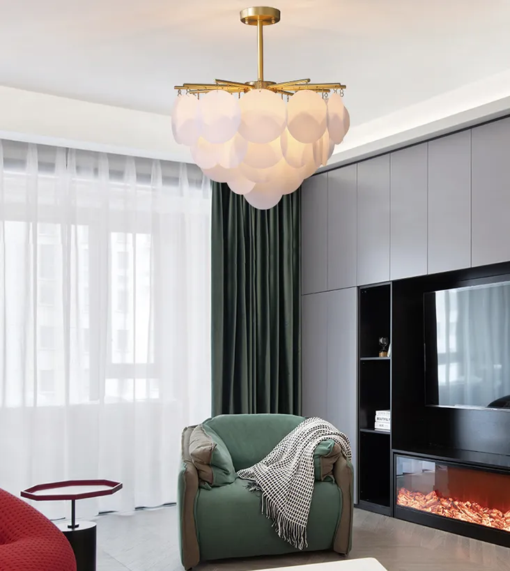 Serenity Glass Chandelier