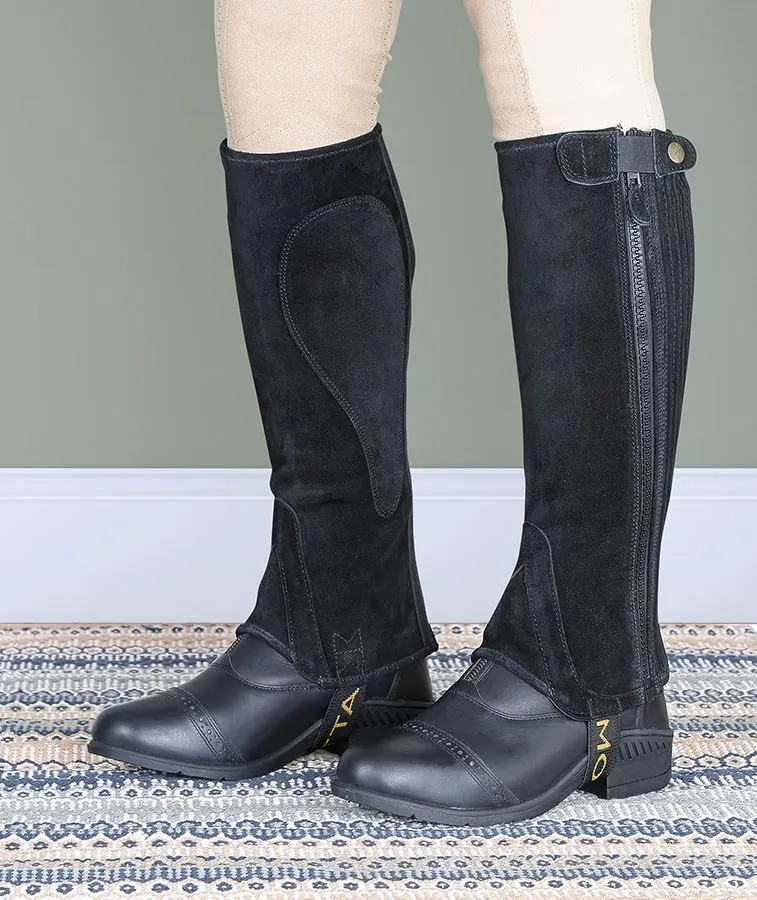 Shires Moretta Suede Half Chaps - Childs