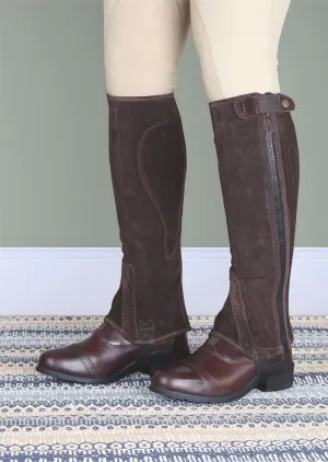 Shires Moretta Suede Half Chaps - Childs