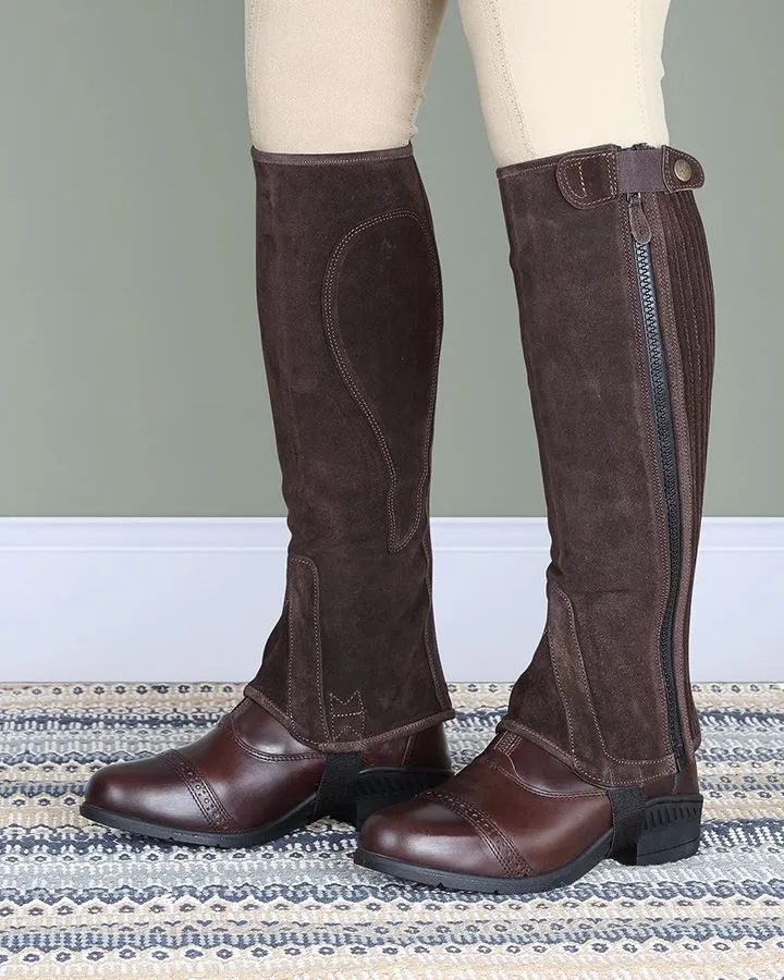 Shires Moretta Suede Half Chaps - Childs