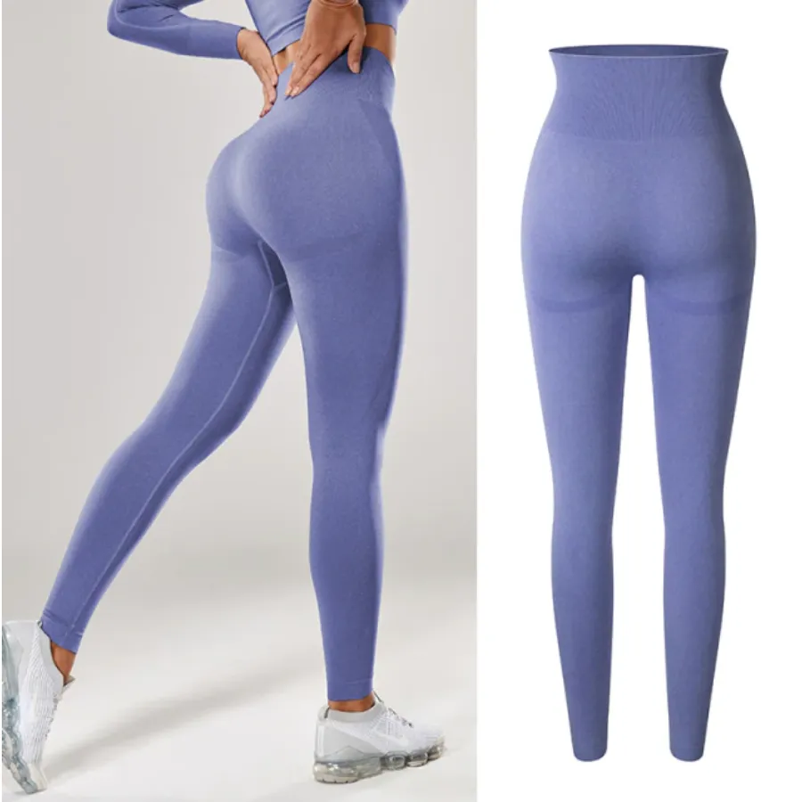 Soft Shade Leggings - Blue-Light-Style 2