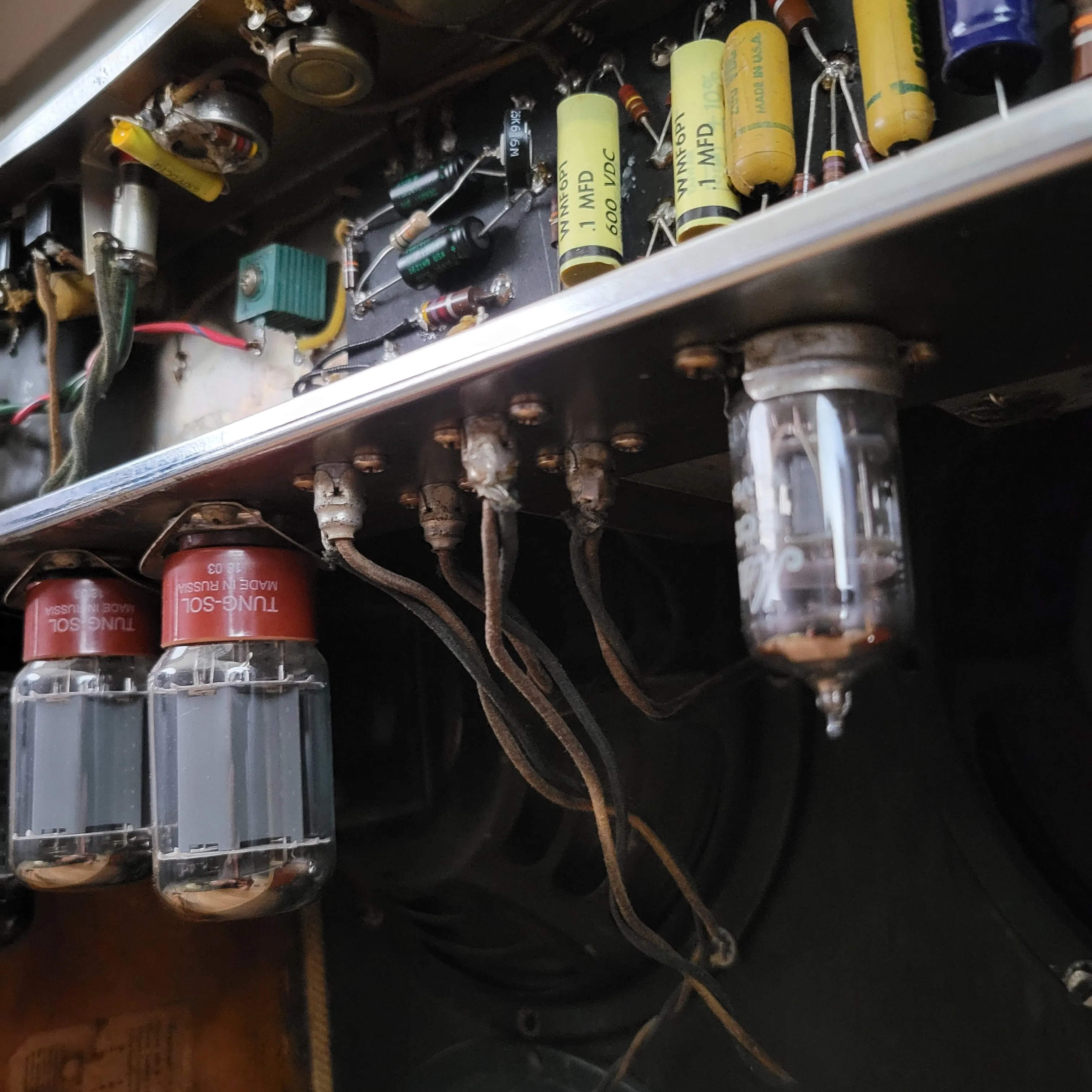 SOLD - Fender Bassman 5F6-A Re-Tweed 1959