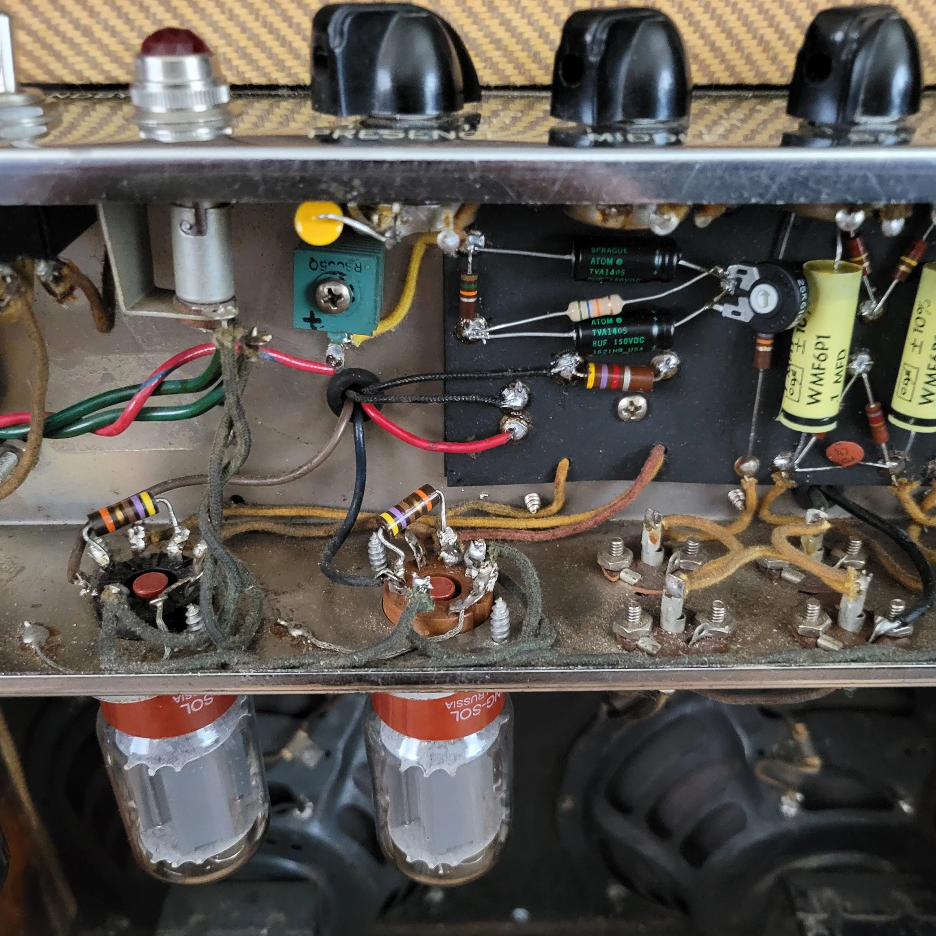 SOLD - Fender Bassman 5F6-A Re-Tweed 1959