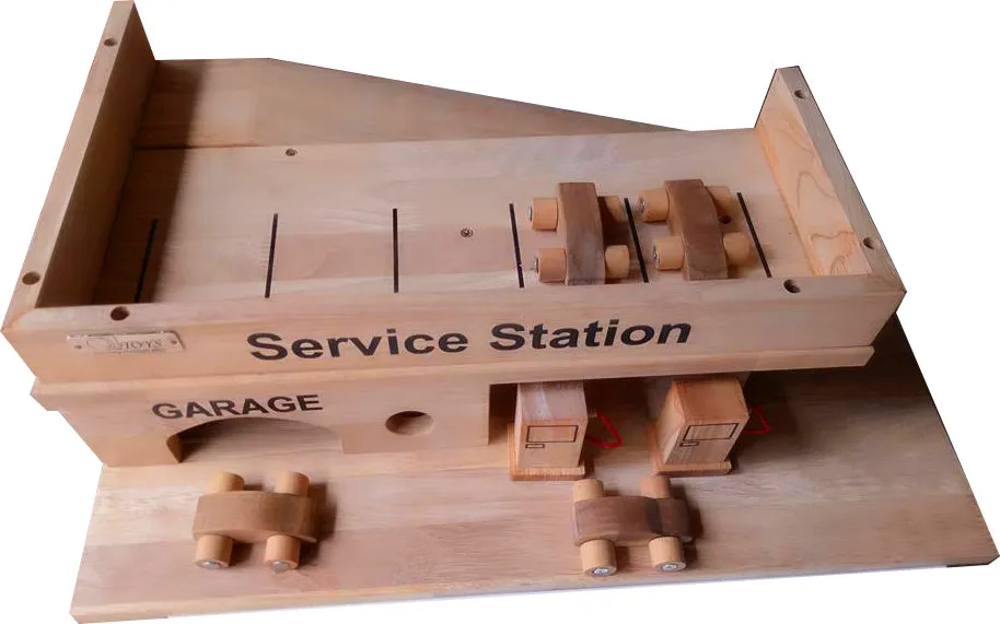 Solid Wooden Service Station
