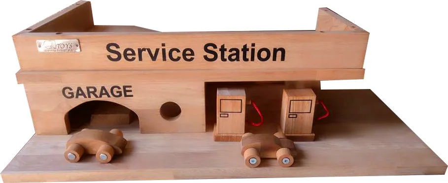Solid Wooden Service Station