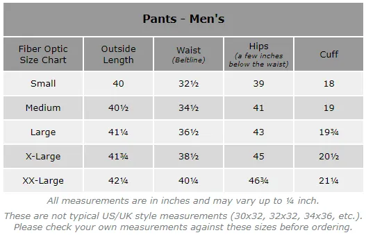 Sound Activated Light up Suit Pants - Bluetooth