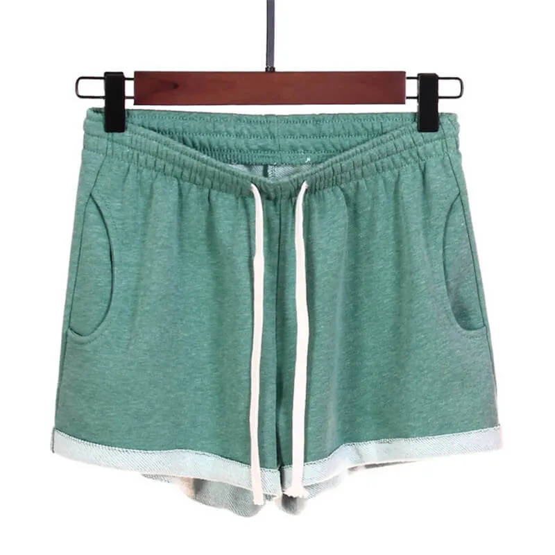 Sporty Running Shorts With Pocket