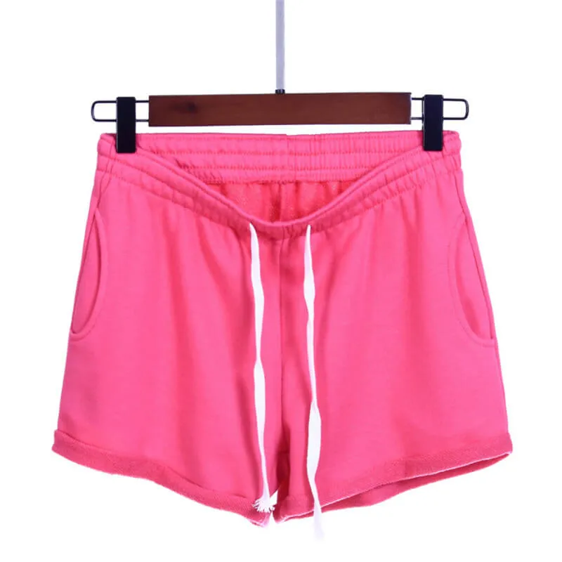 Sporty Running Shorts With Pocket