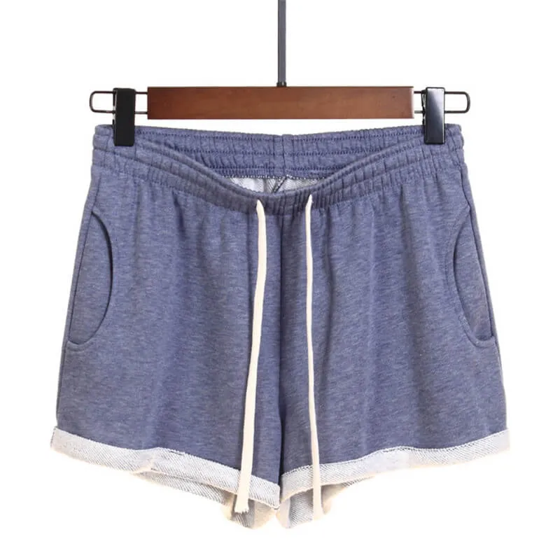 Sporty Running Shorts With Pocket