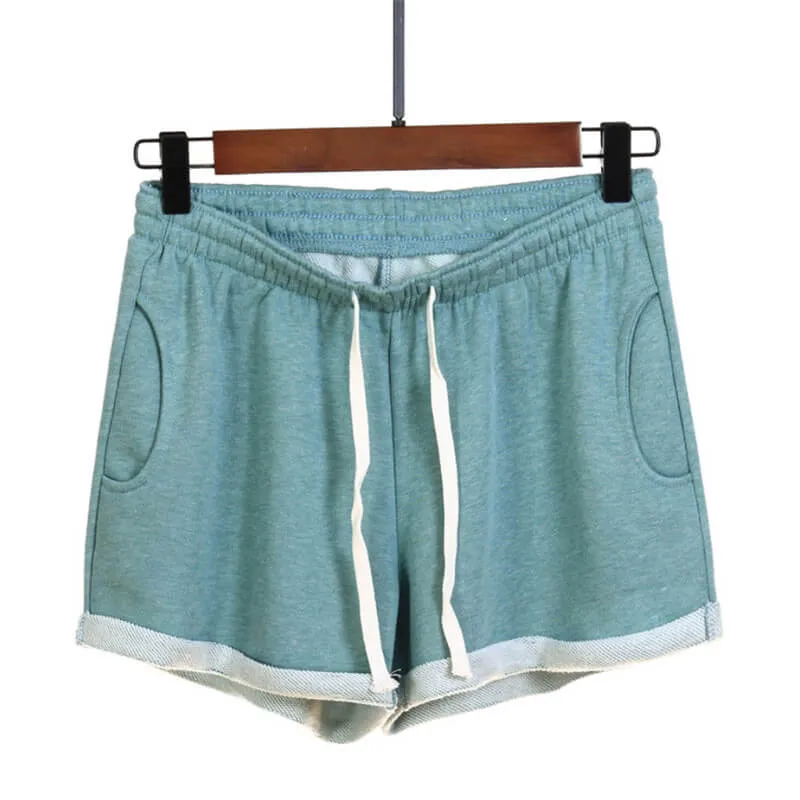 Sporty Running Shorts With Pocket