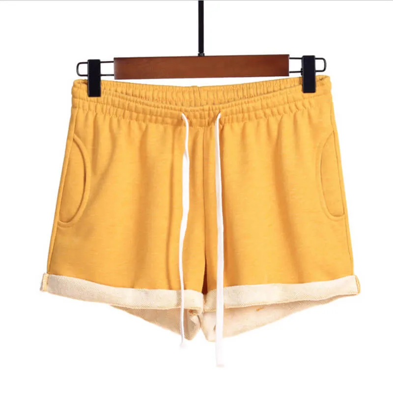 Sporty Running Shorts With Pocket
