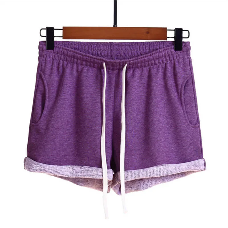 Sporty Running Shorts With Pocket