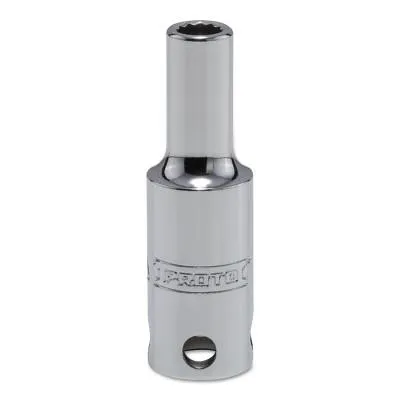 Stanley® Products Tether-Ready Drive Deep Sockets, 1/2 in Drive, 1 1/16 in, 1 5/8 in L, 12 Points, 5434-TT