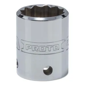 Stanley® Products Tether-Ready Drive Deep Sockets, 1/2 in Drive, 23 mm, 1 17/32 in L, 12 Points, 5423M-TT