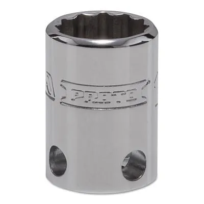 Stanley?? Products Tether-Ready Drive Deep Sockets, 3/8 in Drive, 14 mm, 1 1/8 in L, 12 Points, 5214M-TT