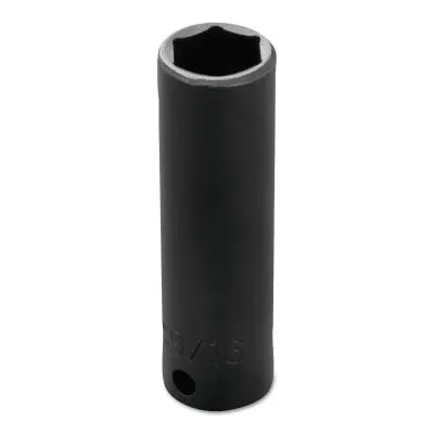 Stanley?? Products Torqueplus Deep Impact Sockets, 1 in Drive, 1 9/16 in Opening, 6 Points, 10025L