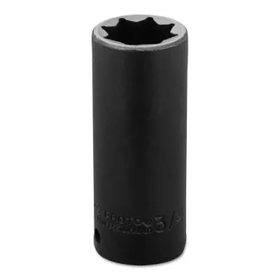 Stanley® Products Torqueplus Deep Impact Sockets 1/2 in, 1/2 in Drive, 1 in, 12 Points, 7332