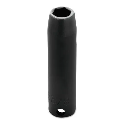 Stanley® Products Torqueplus Deep Impact Sockets , 3/8 in Drive, 3/8 in Opening, 6 Points, 7712H