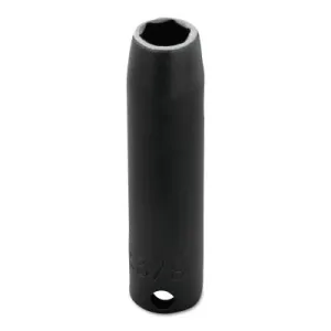 Stanley® Products Torqueplus Deep Impact Sockets , 3/8 in Drive, 3/8 in Opening, 6 Points, 7712H