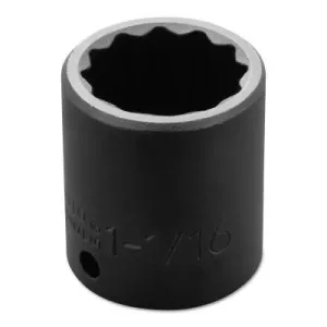 Stanley® Products Torqueplus Impact Sockets, 1/2 in Drive, 1 1/16 in Opening, 12 Points, 7434
