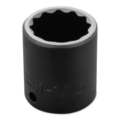 Stanley® Products Torqueplus Impact Sockets, 1/2 in Drive, 1 1/16 in Opening, 12 Points, 7434