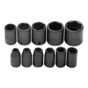 Stanley® Products Torqueplus Metric Impact Sockets 1/4 in, 1/4 in Drive, 10 mm, 6 Points, 6910M
