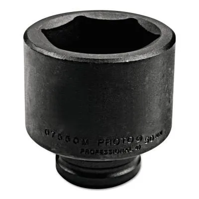 Stanley® Products Torqueplus Metric Impact Sockets 3/4 in, 3/4 in Drive, 42 mm, 6 Points, 07542M