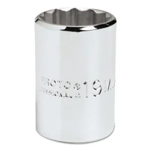 Stanley?? Products Torqueplus Metric Sockets 1/2 in, 1/2 in Drive, 31 mm, 12 Points, 5431M