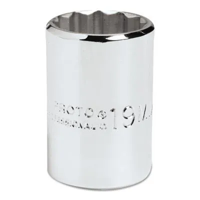 Stanley?? Products Torqueplus Metric Sockets 1/2 in, 1/2 in Drive, 31 mm, 12 Points, 5431M